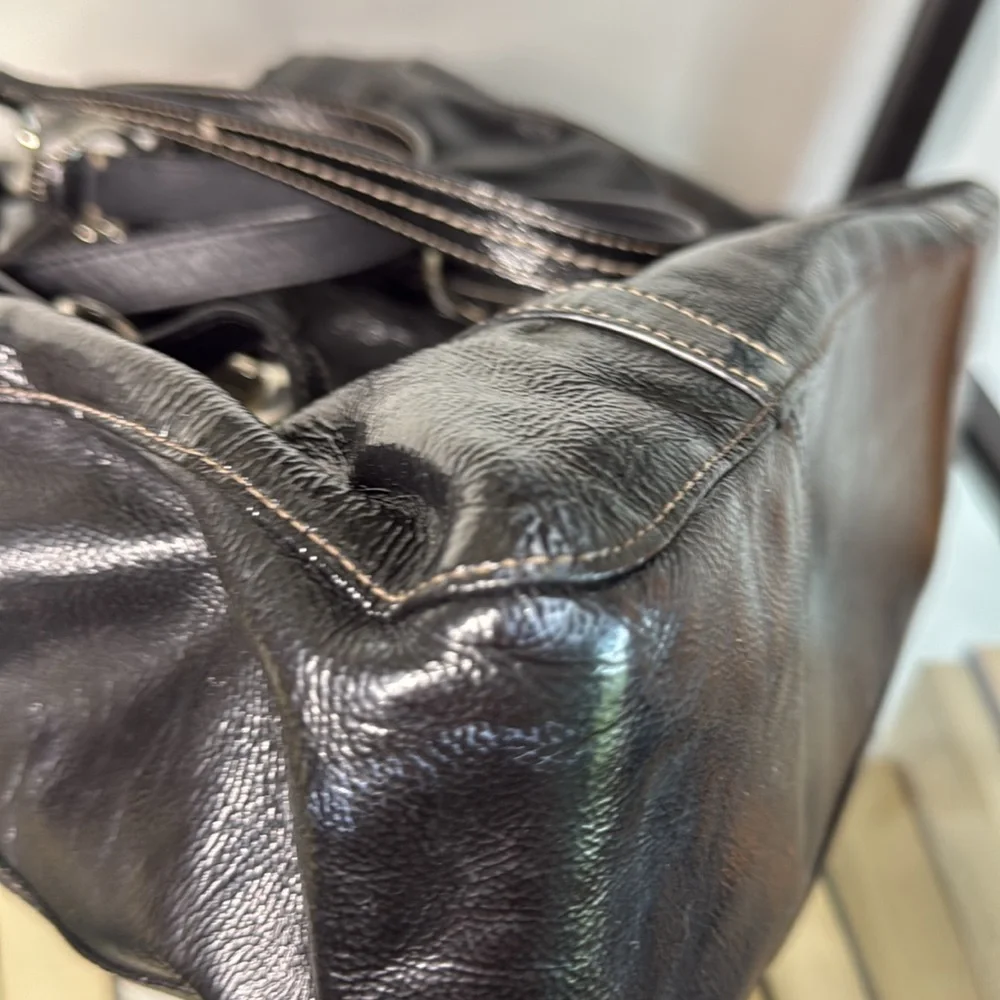 Coach Chelsea Patent Leather Satchel Tote